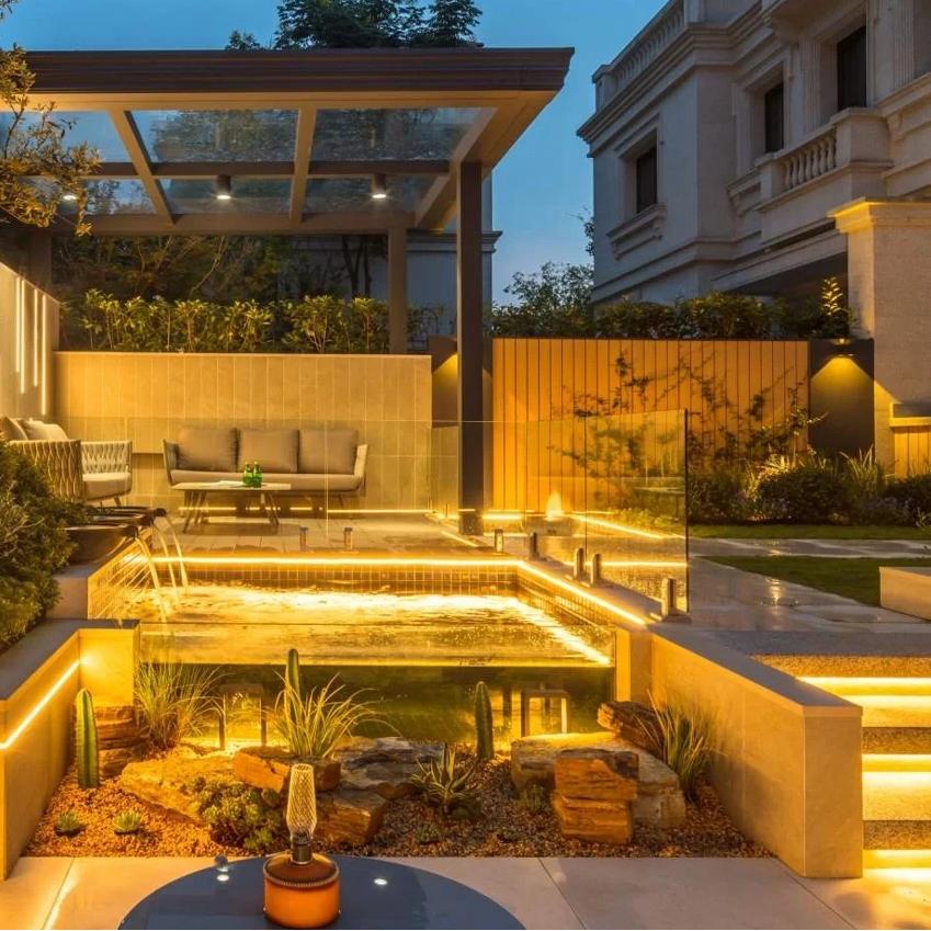Patio Waterproof karo Pandhuan Pilihan Suhu Warna