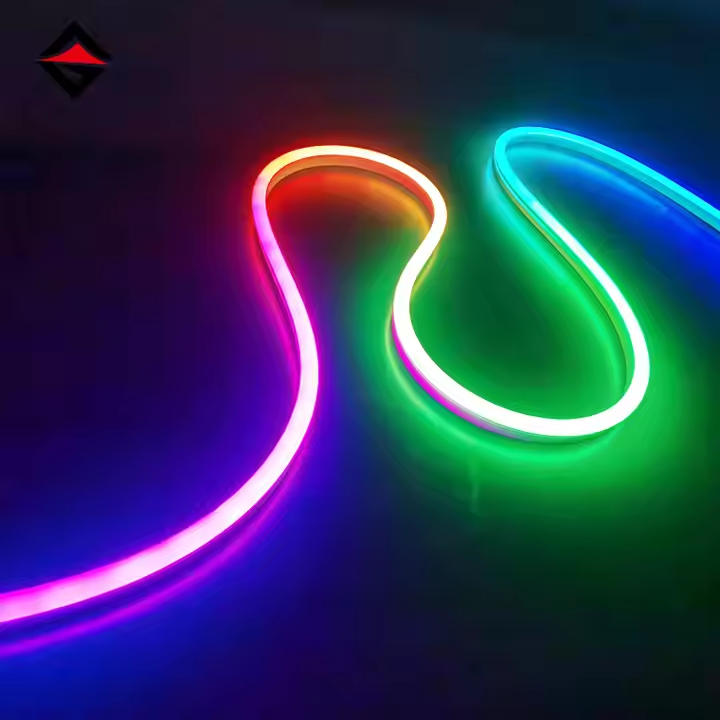 Bentenane antarane Strip Lampu RGB lan Lampu Lampu Piandel