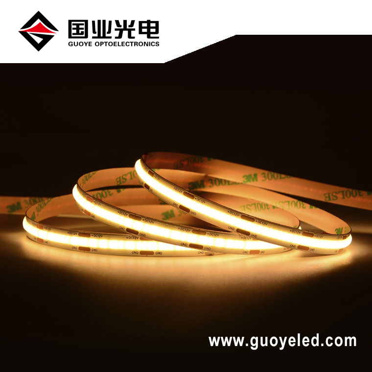 Lampu strip dipimpin cob